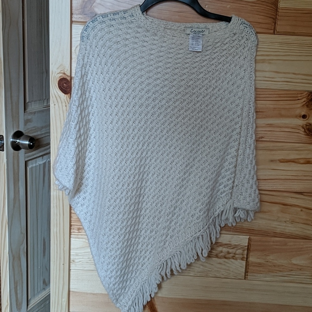 Cocogio waffle weave Poncho